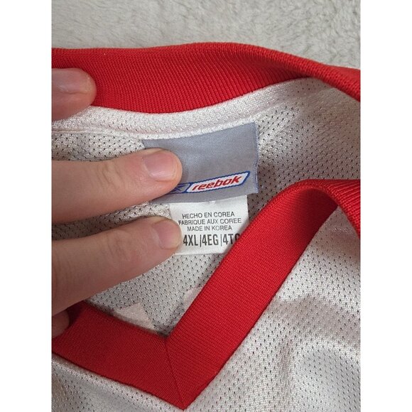 Houston Rockets Jersey Mens 4XL White Red NBA Basketball Reebok Tracy McGrady #1 - Picture 9 of 10